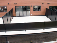 clôture terrain privé